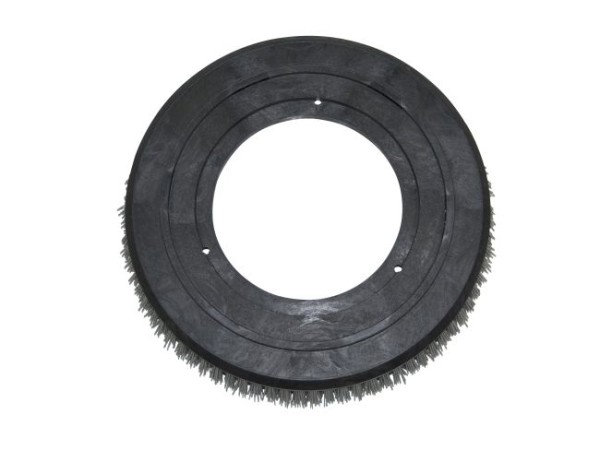 Schleifkorn-Tellerbürste - Ø 330 / 350 mm - 14 ", Nylon-Grit 1,2 mm grau K120