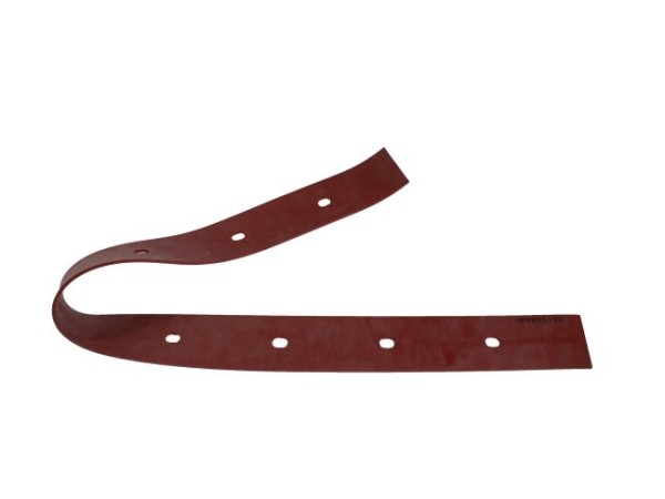 Sauglippe hinten 900 x 55 x 4 mm, Paragummi rot - Shore 40°