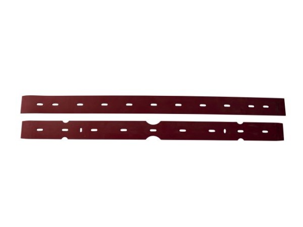 Sauglippensatz (=2 Lippen), 839 x 59 x 3 mm + 863 x 59 x 3 mm, Nanorade rot