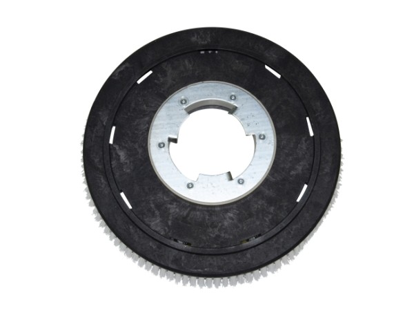 Schrubbbürste – Ø 380 / 410 mm - 16 ", Poly 1,0 mm glatt weiß