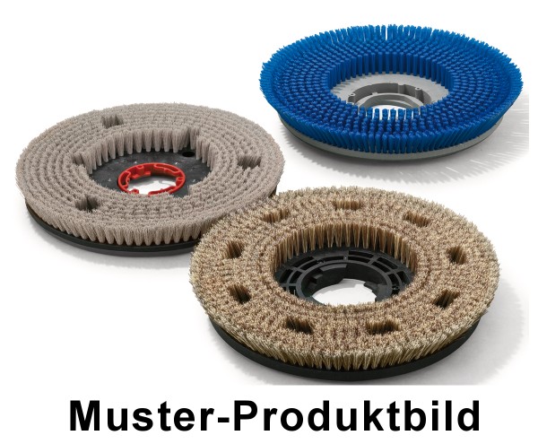 Schrubbbürste - Ø 305 / 330 mm - 13 ", Poly 0,6 mm glatt weiß