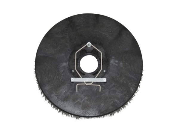 Schleifkorn-Tellerbürste hart – Ø 405 mm, Nylon-Grit 1,5 mm (K40)