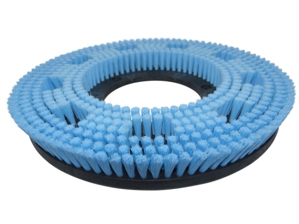 Shampoonierbürste - Ø 405 / 430 mm - 17 ", Poly 0,3 mm glatt blau