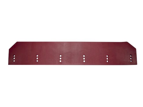 Seitenabstreifer Tennant - 1046980, 616 x 115 x 9,5 mm, Material Farbe rot 35sh